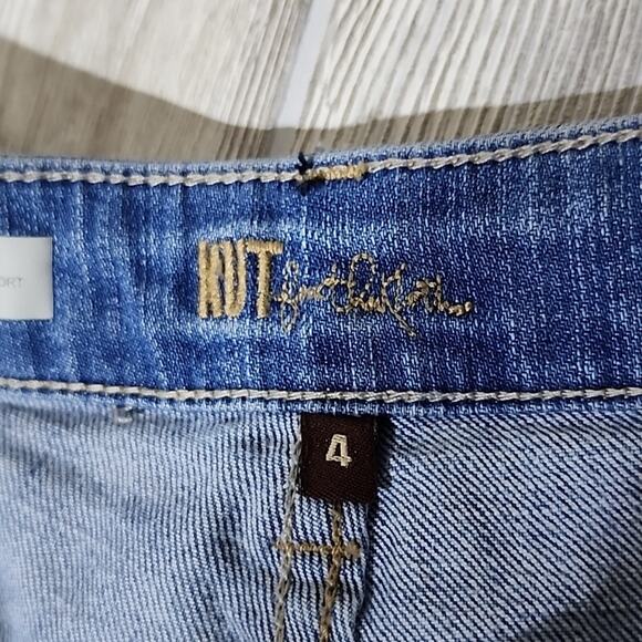 Kut from the Kloth Catherine Boyfriend Shorts Distressed Womens Size 4 - Picture 3 of 8